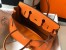Hermes Birkin 30cm Bag in Orange Clemence Leather with GHW