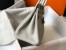 Hermes Birkin 30cm Bag in Pearl Grey Clemence Leather with GHW