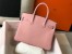 Hermes Birkin 30cm Bag in Pink Clemence Leather with GHW