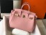 Hermes Birkin 30cm Bag in Pink Clemence Leather with GHW