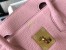 Hermes Birkin 30cm Bag in Pink Clemence Leather with GHW