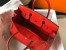 Hermes Birkin 30cm Bag in Red Clemence Leather with GHW