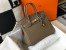 Hermes Birkin 30cm Bag in Taupe Clemence Leather with GHW