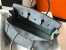 Hermes Birkin 35cm Bag in Blue Lin Clemence Leather with GHW