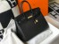 Hermes Birkin 35cm Bag in Black Clemence Leather with GHW