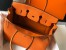 Hermes Birkin 35cm Bag in Orange Clemence Leather with GHW