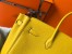 Hermes Birkin 35cm Bag in Yellow Clemence Leather with GHW