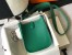 Hermes Mini Evelyne 16 Amazone Bag in Malachite Clemence Leather