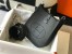 Hermes Mini Evelyne 16 Amazone Bag in Black Clemence Leather