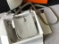 Hermes Mini Evelyne 16 Amazone Bag in Pearl Grey Clemence Leather