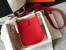 Hermes Mini Evelyne 16 Amazone Bag in Red Clemence Leather