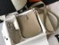 Hermes Mini Evelyne 16 Amazone Bag in Gris Tourterelle Clemence Leather
