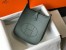 Hermes Mini Evelyne 16 Amazone Bag in Vert Amande Clemence Leather