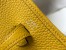 Hermes Mini Evelyne 16 Amazone Bag in Yellow Clemence Leather
