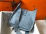 Hermes Evelyne III 29 Bag in Blue Lin Clemence Leather