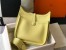 Hermes Evelyne III 29 Bag in Jaune Poussin Clemence Leather