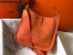 Hermes Evelyne III 29 Bag in Orange Clemence Leather