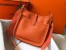Hermes Evelyne III 29 Bag in Orange Clemence Leather
