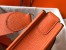 Hermes Evelyne III 29 Bag in Orange Clemence Leather