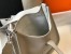 Hermes Evelyne III 29 Bag in Pearl Grey Clemence Leather