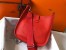 Hermes Evelyne III 29 Bag in Red Clemence Leather