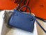 Hermes Kelly Mini II Sellier Bag in Blue Agate Epsom Leather