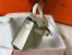 Hermes Kelly Mini II Sellier Bag in Craie Epsom Leather