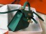 Hermes Kelly Mini II Sellier Bag in Malachite Epsom Leather