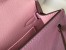 Hermes Kelly Mini II Sellier Bag in Mauve Sylvestre Epsom Leather