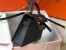 Hermes Kelly Mini II Sellier Bag in Black Epsom Leather