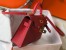 Hermes Kelly Mini II Sellier Bag in Red Epsom Leather