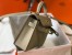 Hermes Kelly Mini II Sellier Bag in Tourterelle Epsom Leather
