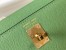 Hermes Kelly Mini II Sellier Bag in Vert Criquet Epsom Leather