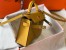Hermes Kelly Mini II Sellier Bag in Yellow Epsom Leather