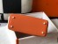 Hermes Kelly 25cm Retourne Bag in Orange Clemence Leather with GHW