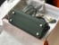 Hermes Kelly 25cm Retourne Bag in Vert Amande Clemence Leather with GHW