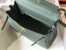 Hermes Kelly 25cm Retourne Bag in Vert Amande Clemence Leather with GHW