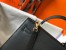 Hermes Kelly 25cm Sellier Bag in Black Epsom Leather with GHW