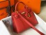 Hermes Kelly 25cm Sellier Bag in Red Epsom Leather with GHW
