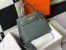 Hermes Kelly 25cm Sellier Bag in Vert Amande Epsom Leather with GHW