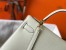 Hermes Kelly 25cm Sellier Bag in Craie Epsom Leather with GHW