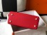 Hermes Kelly 28cm Retourne Bag in Red Clemence Leather with GHW