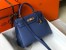 Hermes Kelly 28cm Sellier Bag in Blue Agate Epsom Leather with GHW