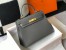 Hermes Kelly 28cm Sellier Bag in Etain Epsom Leather with GHW