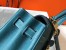 Hermes Kelly 32cm Retourne Bag in Blue Jean Clemence Leather with GHW