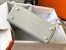 Hermes Kelly 32cm Retourne Bag in Pearl Grey Clemence Leather with GHW
