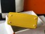 Hermes Kelly 32cm Retourne Bag in Yellow Clemence Leather with GHW