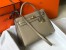 Hermes Kelly 32cm Sellier Bag in Tourterelle Epsom Leather with GHW