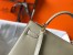 Hermes Kelly 32cm Sellier Bag in Tourterelle Epsom Leather with GHW