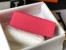Hermes Kelly Pochette Clutch In Rose Lipstick Epsom Leather